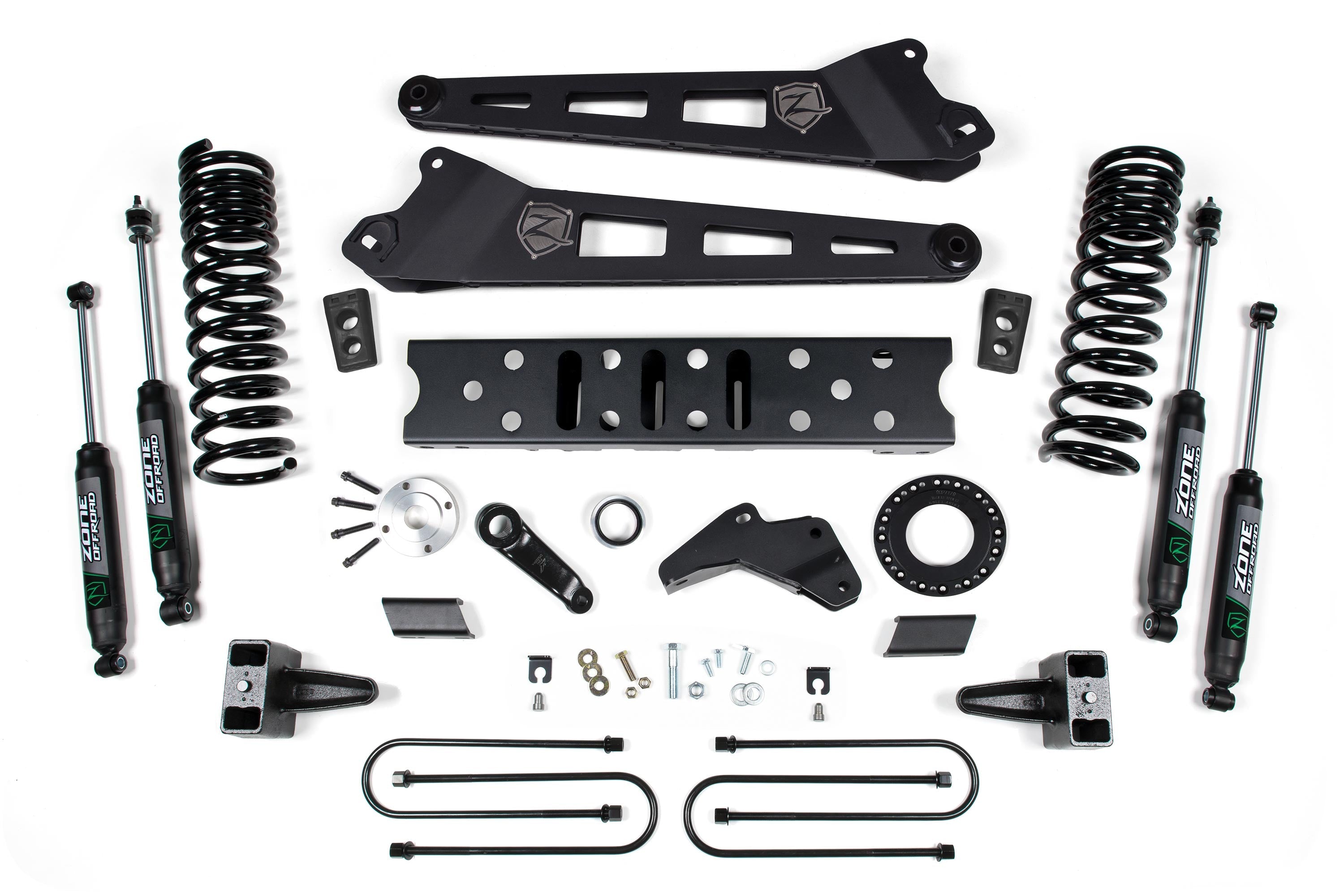 Zoneoffroad 2019-2024 Dodge Ram 3500 4WD Gas 5.5" Lift Kit With Radius Arm ZOND121F