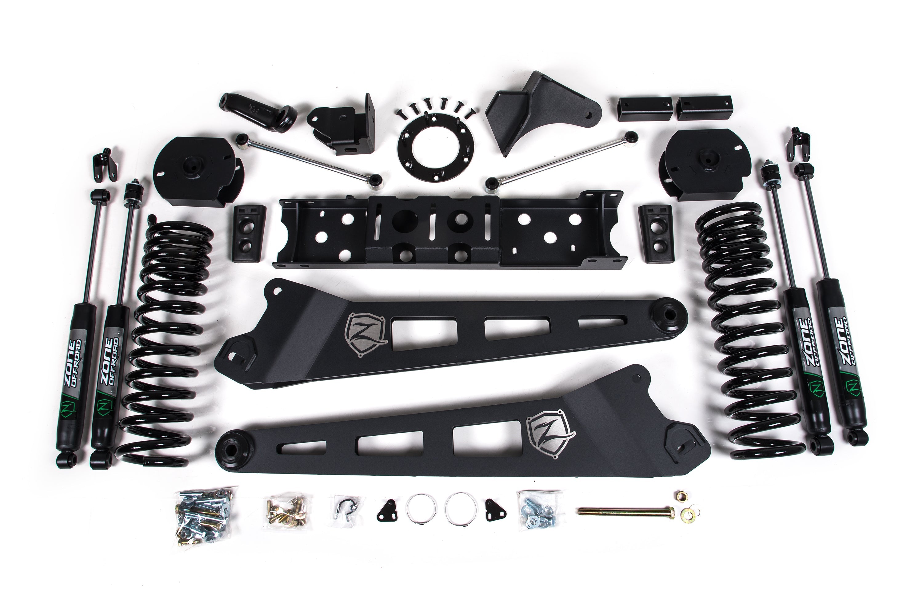 Zoneoffroad 2019-2024 Dodge Ram 2500 4WD Diesel 4.5" Lift Kit With Radius Arm ZOND78F