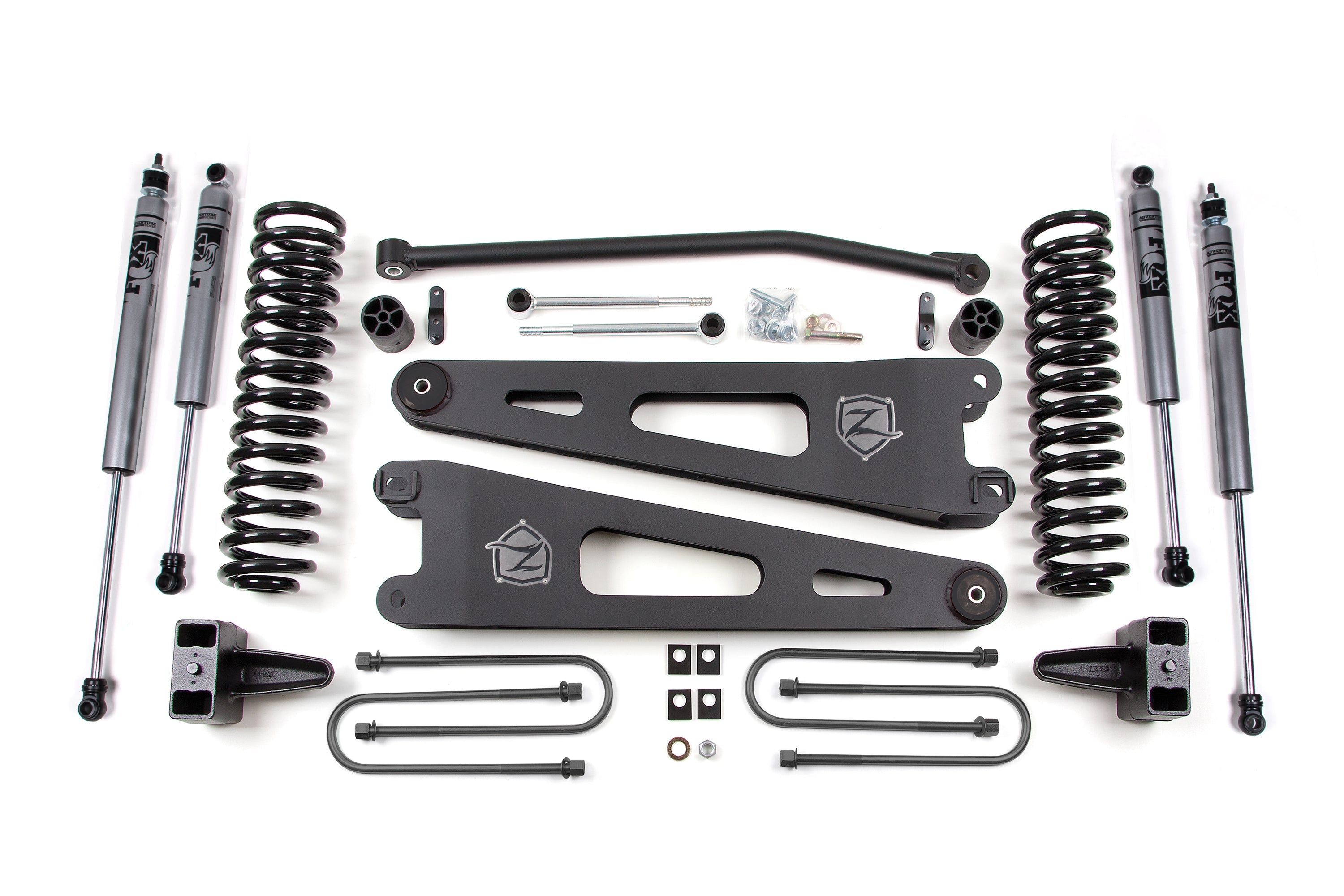 Zoneoffroad 2005-2007 Ford F250 F350 Super Duty 4WD Gas 4" Lift Kit With Radius Arm ZONF22F