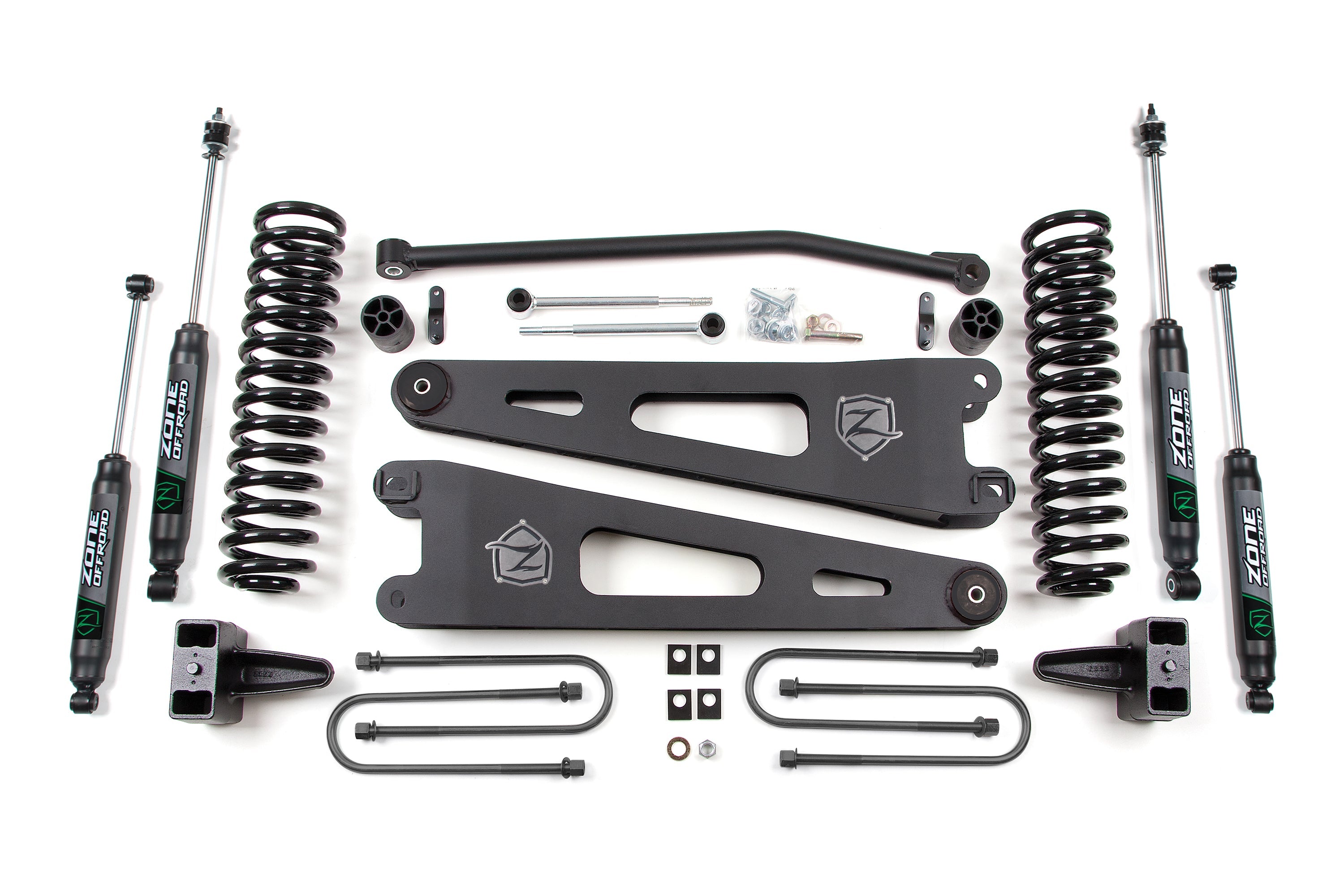 Zoneoffroad 2005-2007 Ford F250 F350 Super Duty 4WD Diesel 4" Lift Kit With Radius Arm ZONF21F