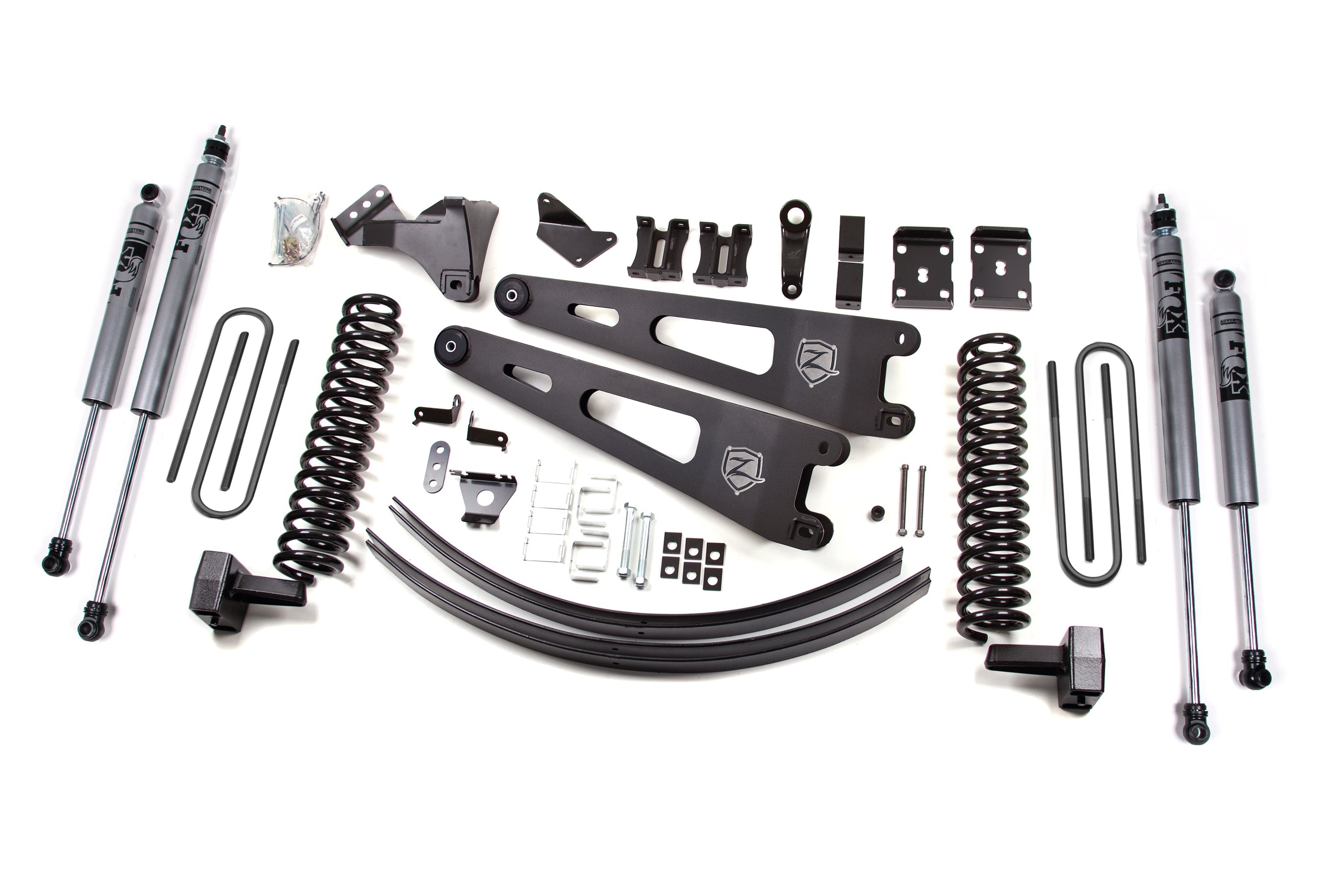 Zoneoffroad 2011-2016 Ford F250 F350 Super Duty 4WD Gas 6" Lift Kit With Radius Arm ZONF33F