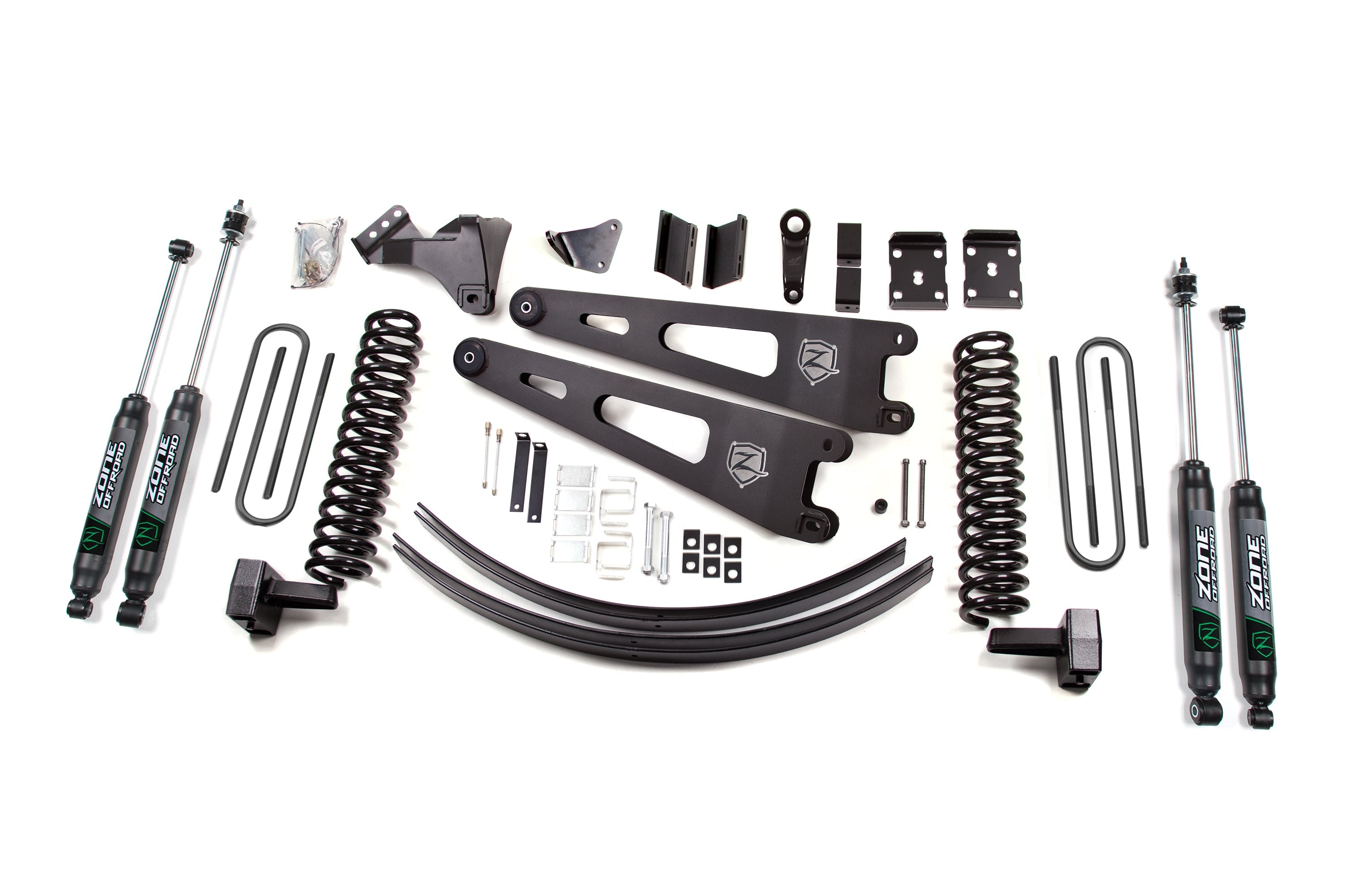 Zoneoffroad 2008-2010 Ford F250 F350 Super Duty 4WD Diesel 6" Lift Kit With Radius Arm ZONF34F