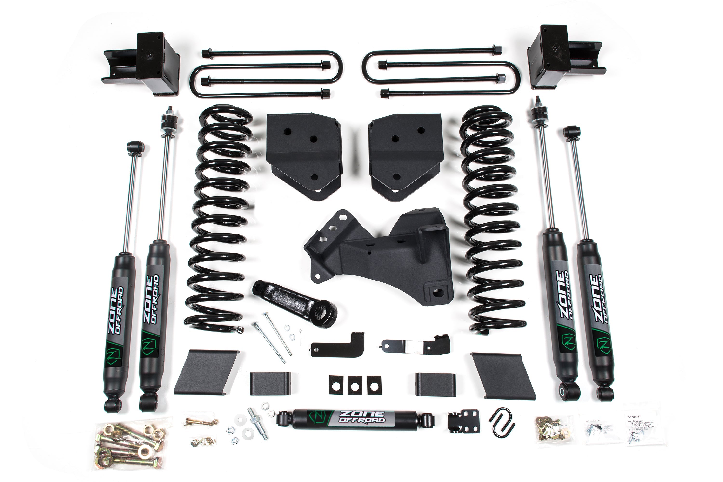 Zoneoffroad 2017-2019 Ford F250 F350 Super Duty 4WD Diesel 4" Lift Kit ZONF48F