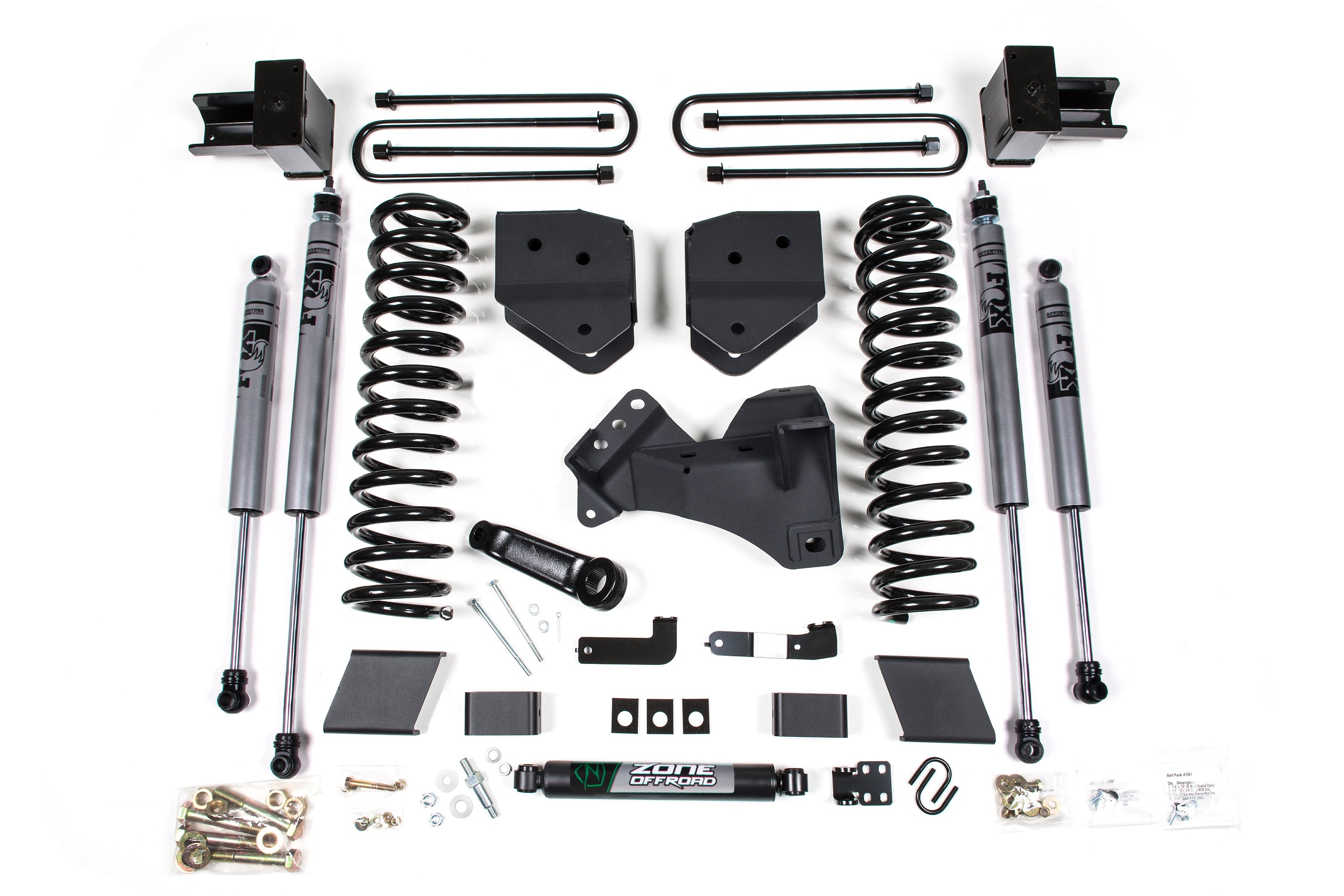 Zoneoffroad 2017-2019 Ford F250 F350 Super Duty 4WD Gas 4" Lift Kit ZONF49F