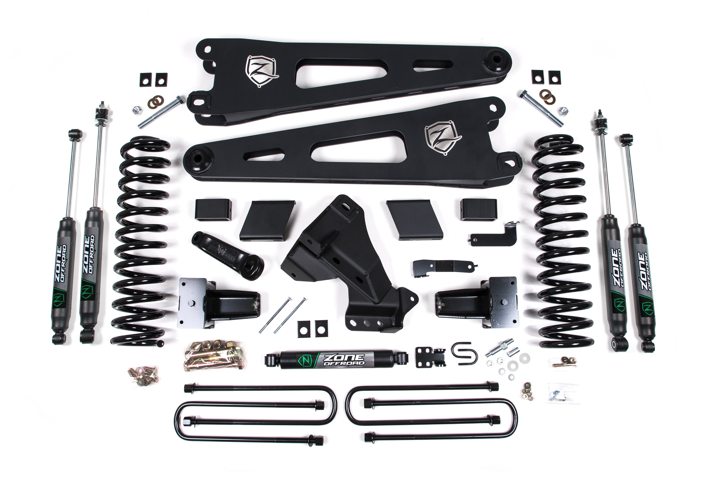 Zoneoffroad 2020-2021 Ford F350 Super Duty DRW 4WD Diesel 6" Lift Kit With Radius Arm ZONF69N