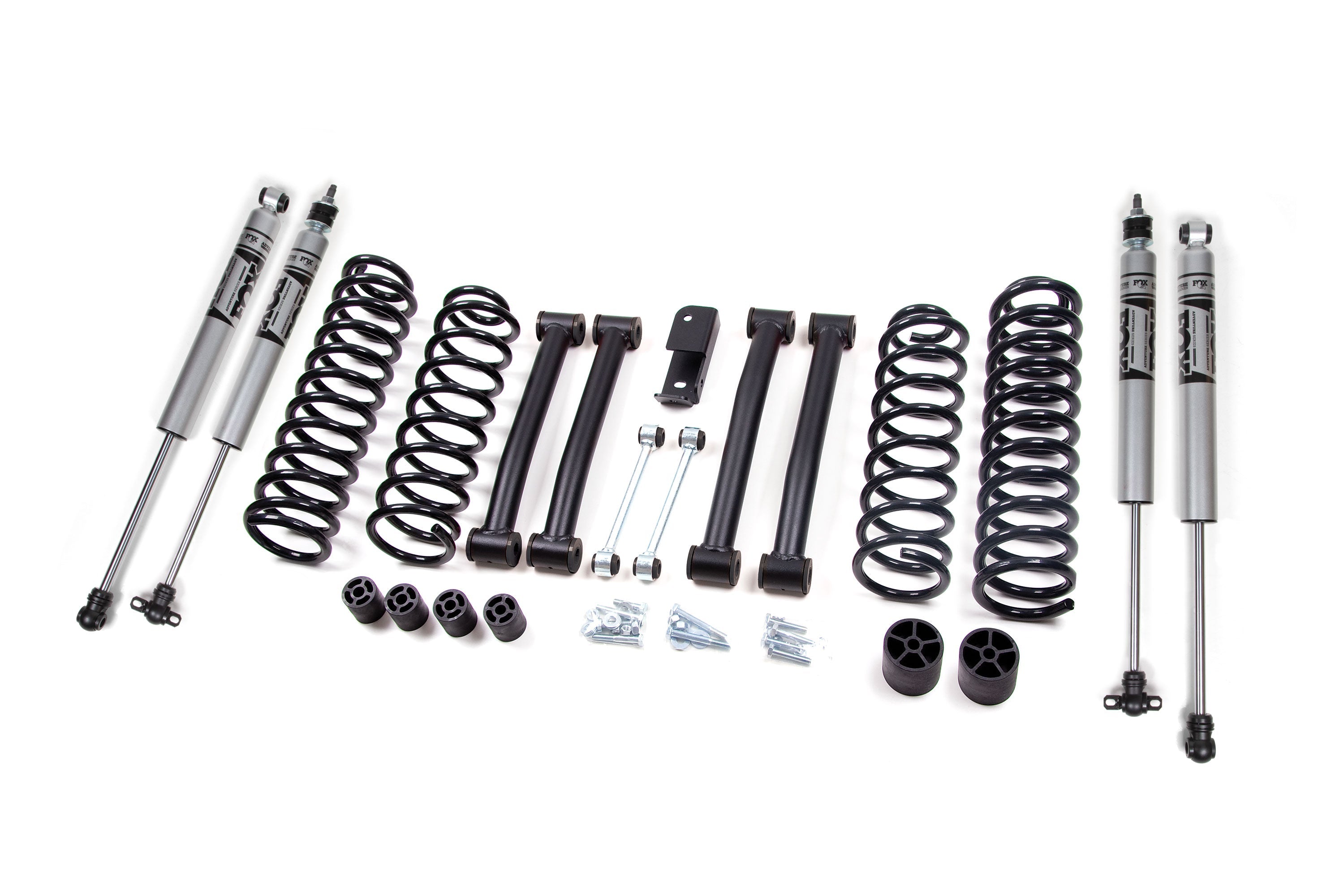 Zoneoffroad 1993-1998 Jeep Grand Cherokee ZJ Fox 2.0 Adventure Series 4" Lift Kit ZONJ16F Fox Shocks