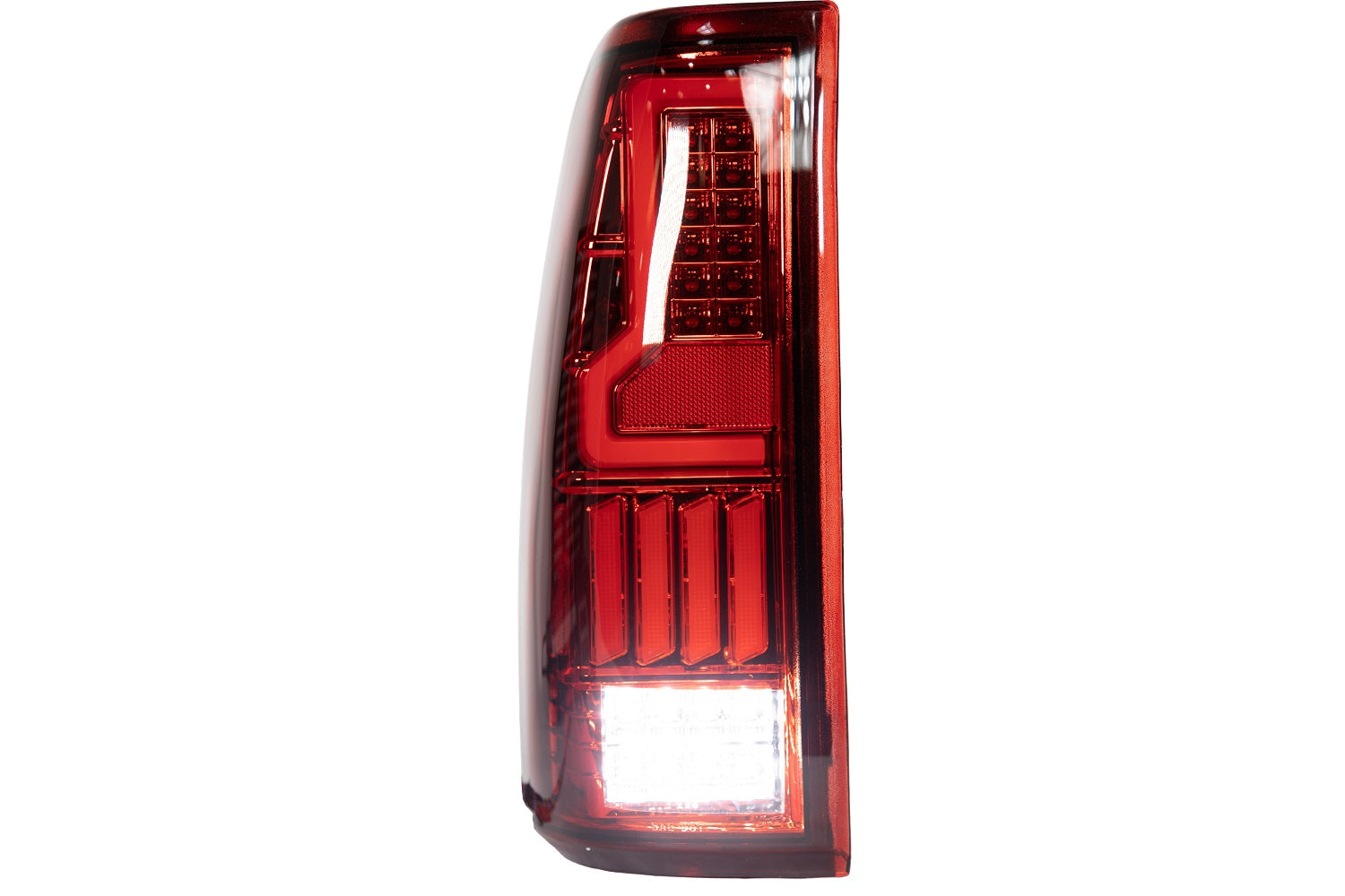 Winjet Lights 1999-2006 Chevrolet Silverado 1500 1999-2002 GMC Sierra 1500 V2 Chrome Red LED Tail Lights CTRNG0697-CR