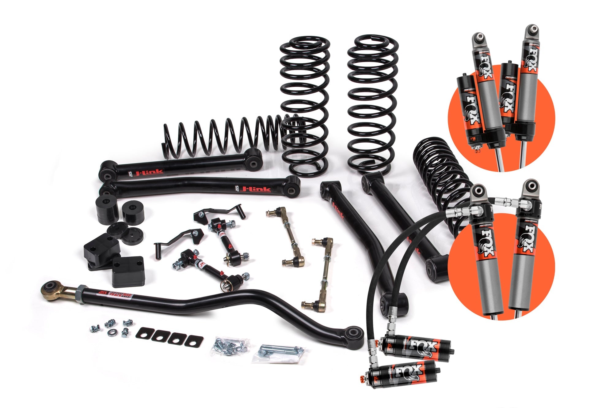 JKS 2020-2022 Jeep Wrangler JL 4dr J-Konnect Diesel 3.5" Lift Kit with Fox 2.5 Elite Series Shocks JSPEC159PES