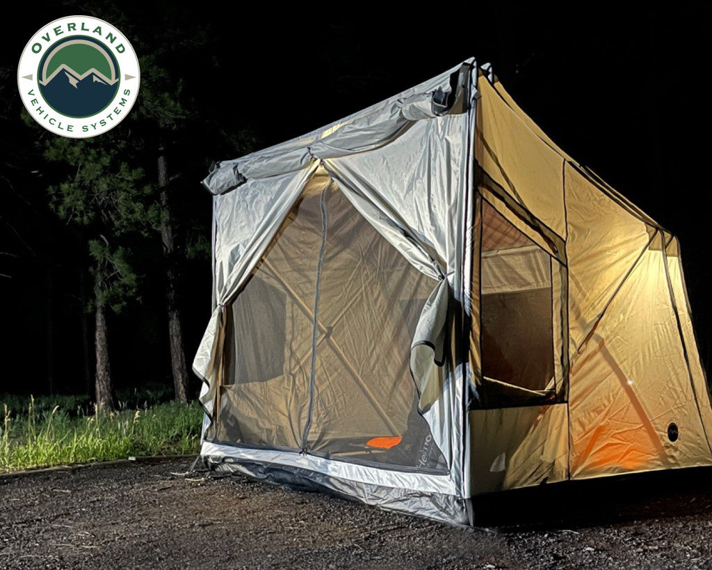 OVS P.S.T. Portable Safari Large Quick Deploying Gray Ground Tent 18252520