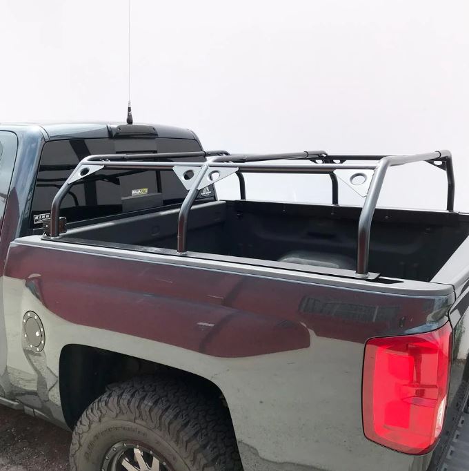 Tuff Stuff 51" Roof Top Tent Truck Bed Rack Adjustable Powder Coated Black TS-UBR-PDR-51