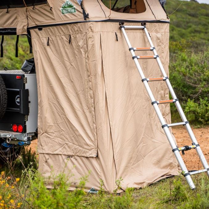 Tuff Stuff Roof Top Tent Annex Room With Floor Delta Overland & Trailhead Tan TS-ANX-DLT-TH