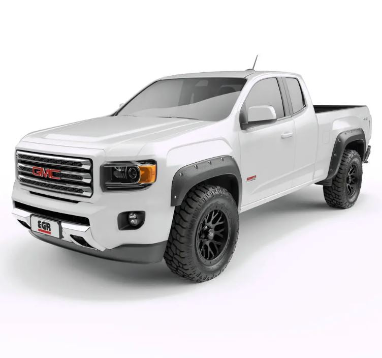 EGR 2015-2022 GMC Canyon 4 Door Extended Cab Crew Cab Pickup Baseline Bolt-style Fender Flares Set Of 4 BLF1021