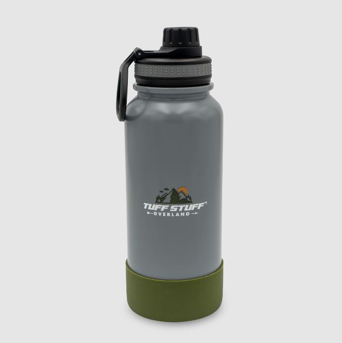 Tuff Stuff 32OZ Stainless Water Bottle Vessel Gray TS-8-1100