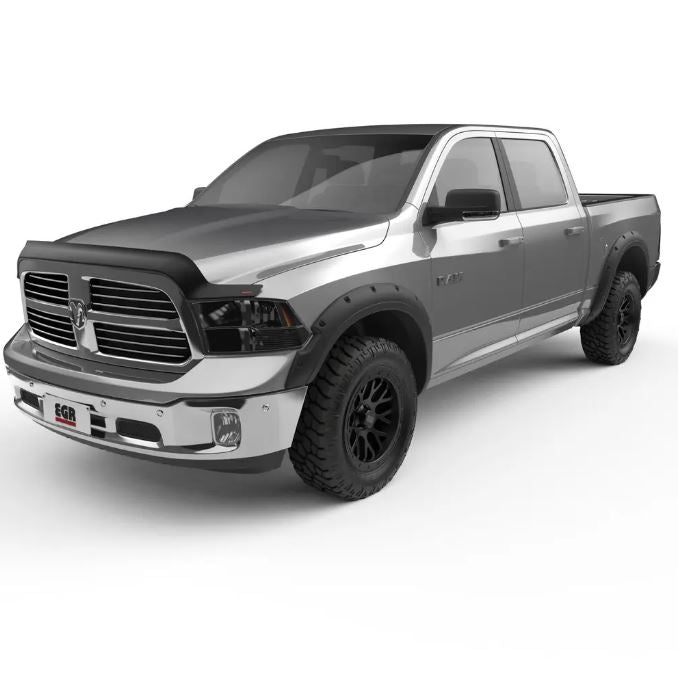 EGR 2009-2024 Dodge Ram 1500 Ram 1500 Classic 4 Door Extended Crew Cab 2 Door Standard Cab Pickup Traditional Bolt-on Look Fender Flares With Black-out Bolt Kit Set Of 4 792655