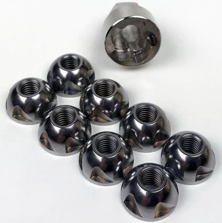 Tuff Stuff Security Nuts 6mm Silver TS-SEC-BLT-6MM