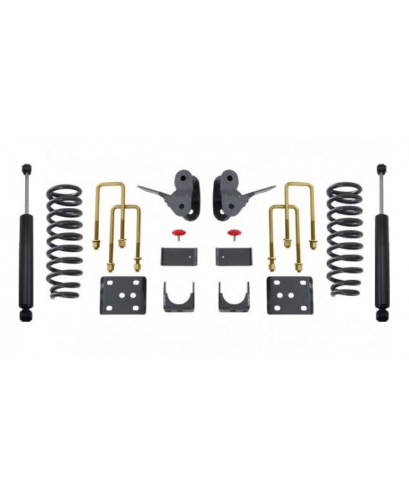 MaxTrac Suspension 2009-2014 Ford F-150 2WD 4WD 2"/4" Drop Height Lowering Kit With Spindles K333424