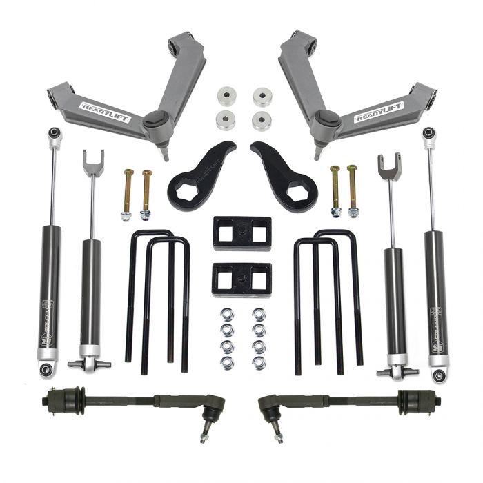 Readylift 2011-2019 Chevrolet Silverado GMC Sierra 2500 HD Falcon 1.1 Monotube Shocks & Ucas 3.5"F 2"R SST Lift Kit 69-35140