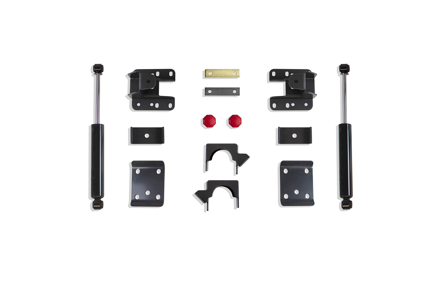 MaxTrac Suspension 2007-2019 Chevrolet Silverado 1500 GMC Sierra 1500 2WD 4WD 6" Drop Height Rear Lowering Box Kit 201360