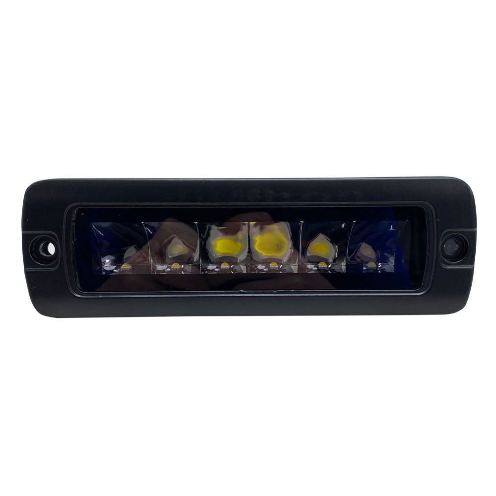 Race Sport 7in 30-Watt RoadRunner Compliant IP67 Flush Mount 3,000lm Aux Spot Light with MELT Temp Control System and frameless construction RS7TEMPFM