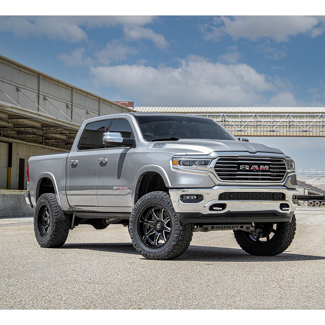 Readylift 2019-2024 Dodge Ram 1500 Big Bore Knuckle W/Factory 22" Wheels With Air Ride 6" Lift Kit 44-19622