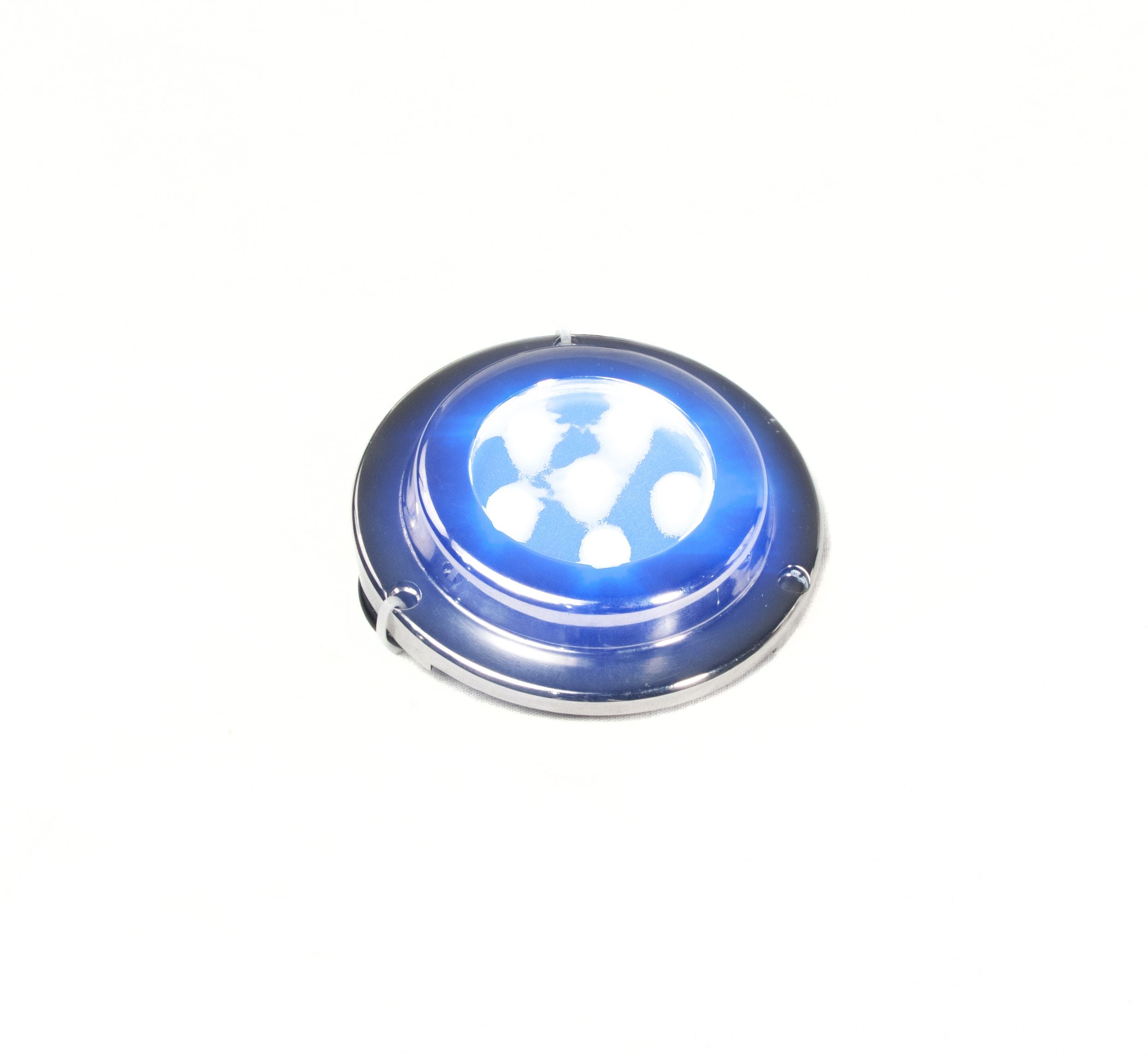 Race Sport Lighting 6-LED 6x1W Surface Mount Marine Light Blue 316 Marine Grade Stainless Steel MS-ML-6X1B