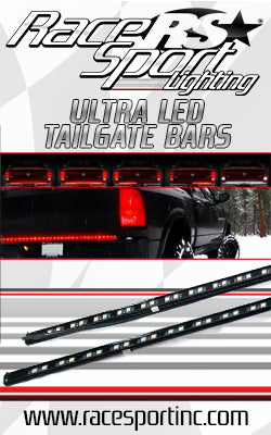 Race Sport Professional Grade 48in LED Tailgate Bar with Reverse Light and Waterproof Heavy Duty Aluminum Channel RSTG48