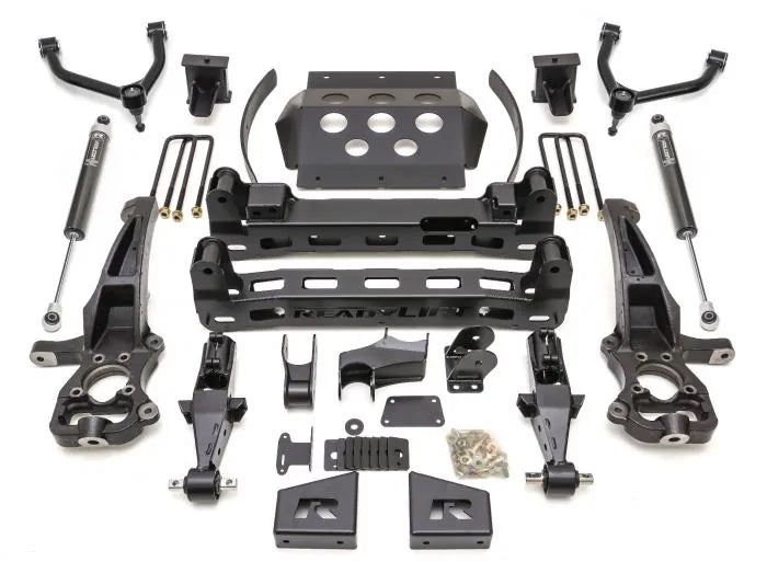 Readylift 2019-2021 Chevrolet Silverado GMC Sierra 1500 Upper Control Arms And Rear Falcon 1.1 Monotube Shocks 8" Lift Kit 44-39800