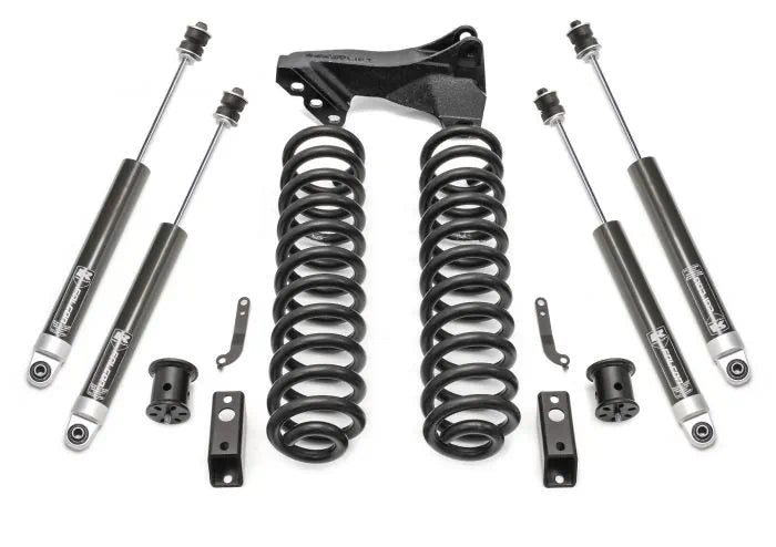 Readylift 2011-2016 Ford F-250 F-350 Super Duty Diesel 4WD 2.5" Coil Spring Front Lift Kit With Falcon 1.1 Monotube Front Rear Shocks Front Track Bar Bracket 46-27290