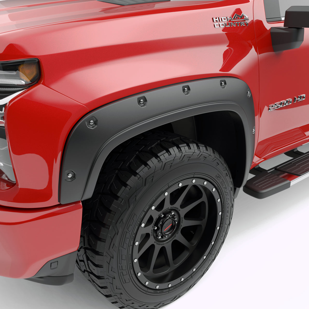 EGR 2020-2024 Chevrolet Silverado 2500HD 3500HD Crew Extended Standard Cab Pickup 2 4 Door Set Of 4 Traditional Bolt-On Look Fender Flares 791884