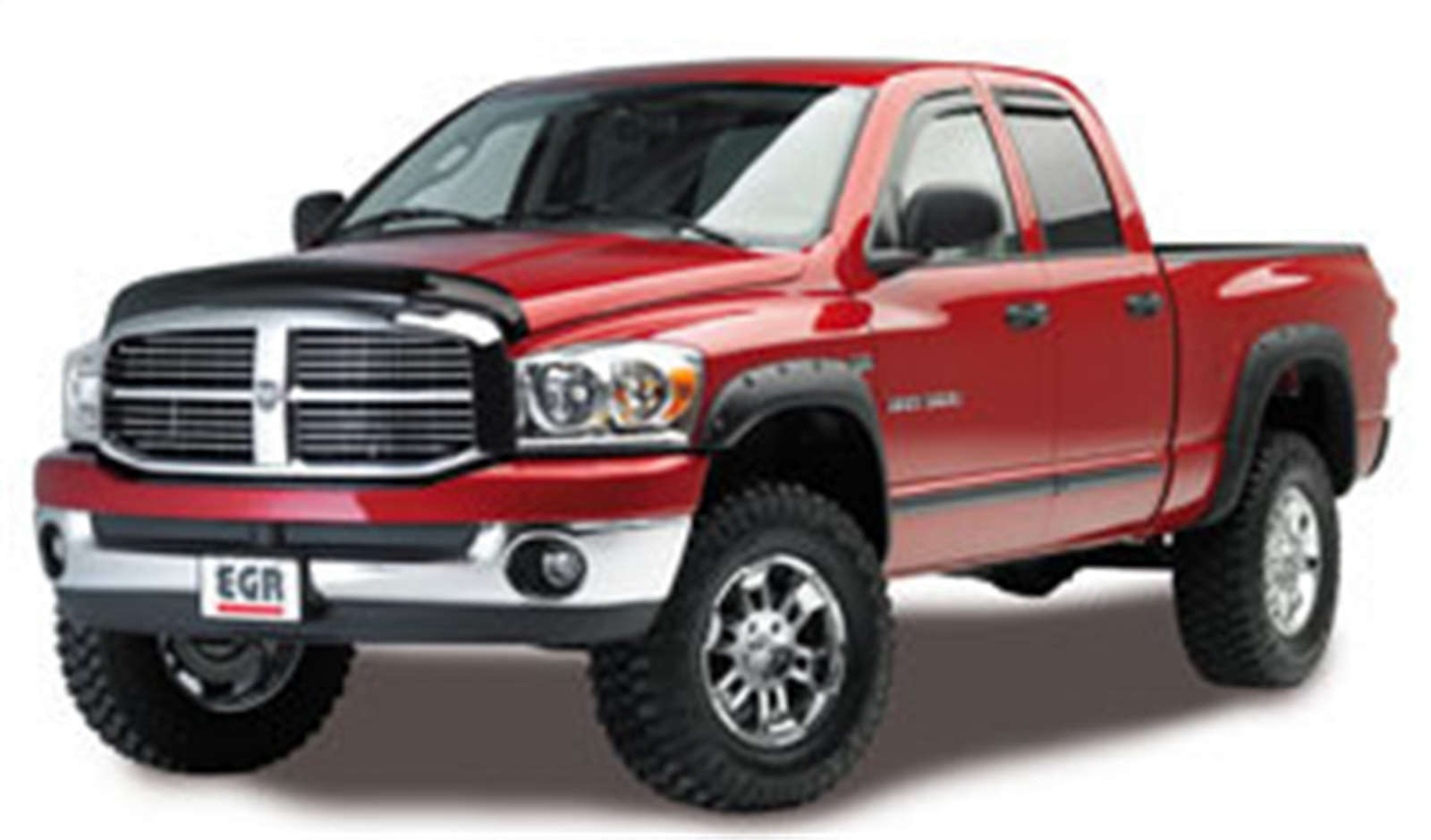 EGR 2002-2008 Dodge Ram 1500 2002-2009 Ram 2500 3500 Crew Cab Extended Cab Standard Cab Pickup 2 4 Door Set Of 4 Traditional Bolt-On Look Fender Flares 792554