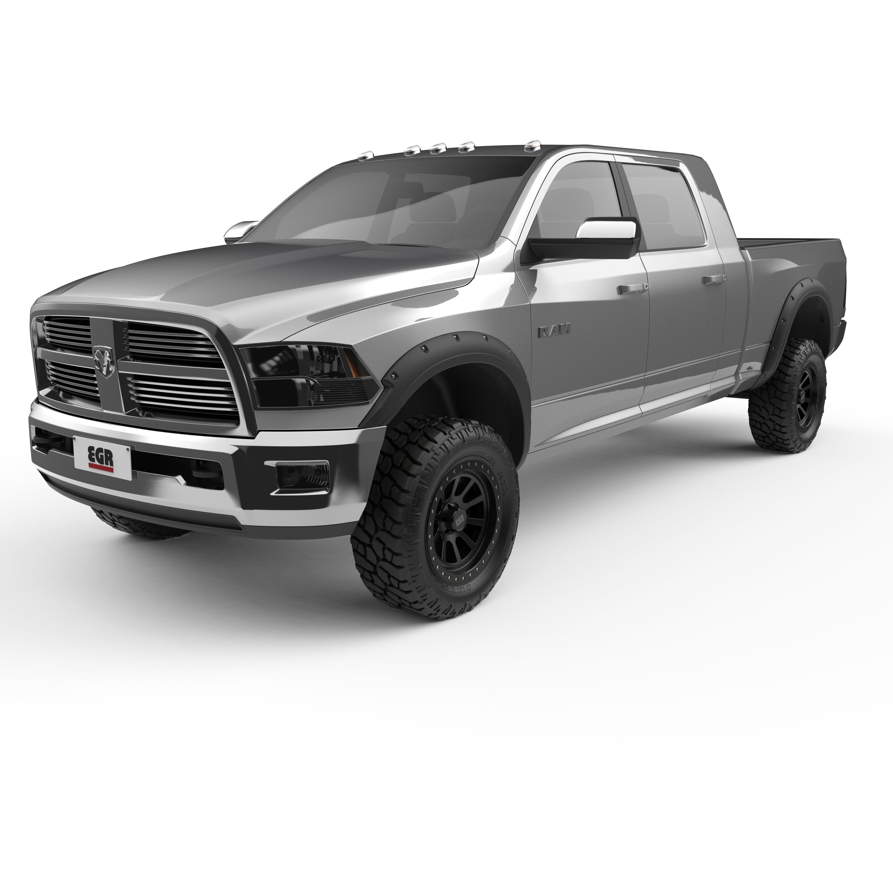 EGR 2010-2018 Dodge Ram 2500 3500 Crew Cab Extended Cab Standard Cab Pickup 2 4 Door Set Of 4 Traditional Bolt-On Look Fender Flares 792854