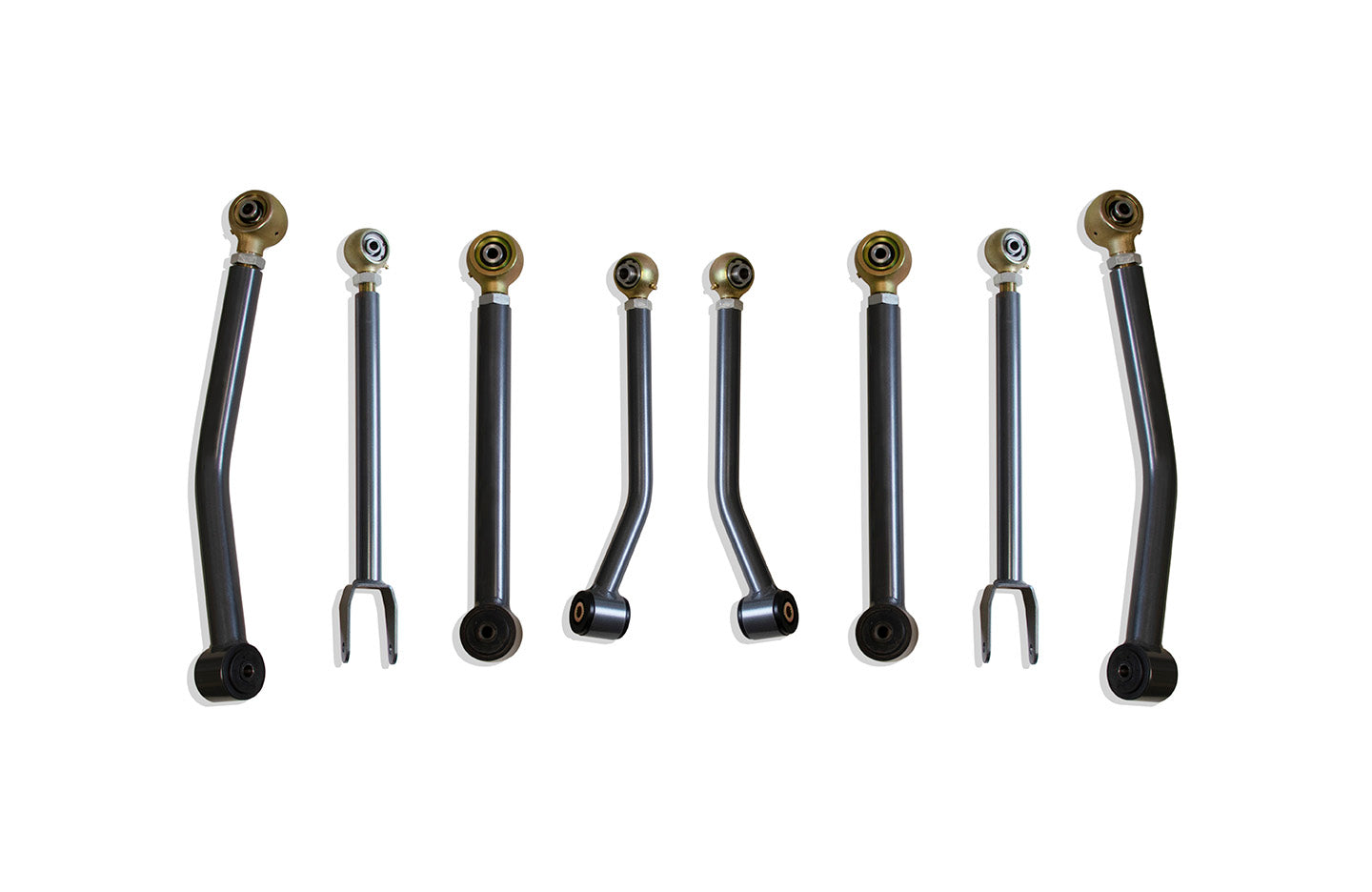 MaxTrac Suspension 2018-2022 Jeep Wrangler JL 2dr 4dr 8Pcs Adjustable Control Arm Kit 859800-8