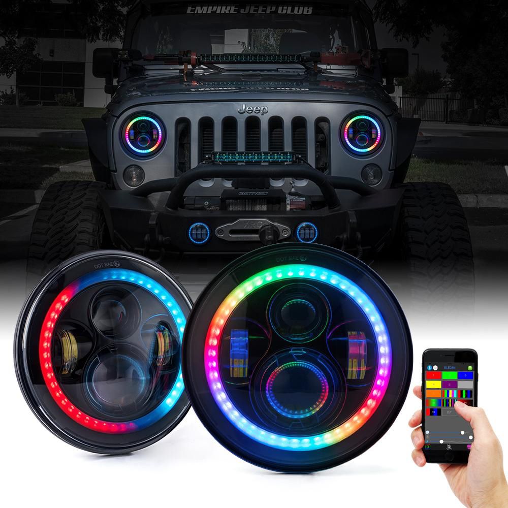 Race Sport 2007-2017 Jeep Wrangler JK Stage1 Road Runner External LED Lighting Combo Package JJKS1K