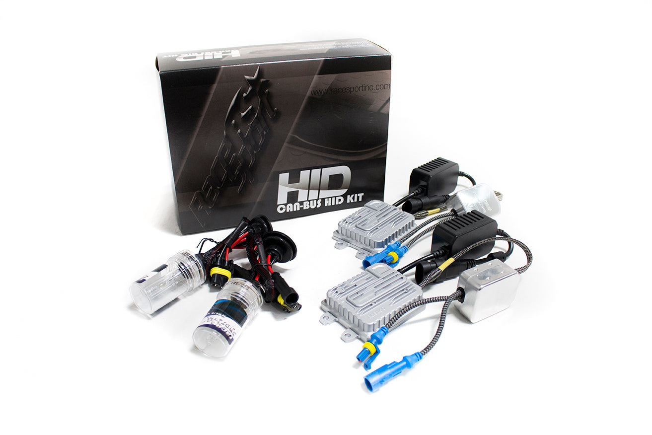 Race Sport 9005 10K GEN6 Professional Grade Canbus HID Slim Ballast 99 Percent Plug-and-Play Kit 9005-10K-GEN6