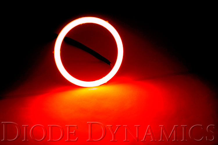 Diode Dynamics 2006-2013 Chevrolet Corvette 140mm Red Four Halo Lights LED DD2055Q