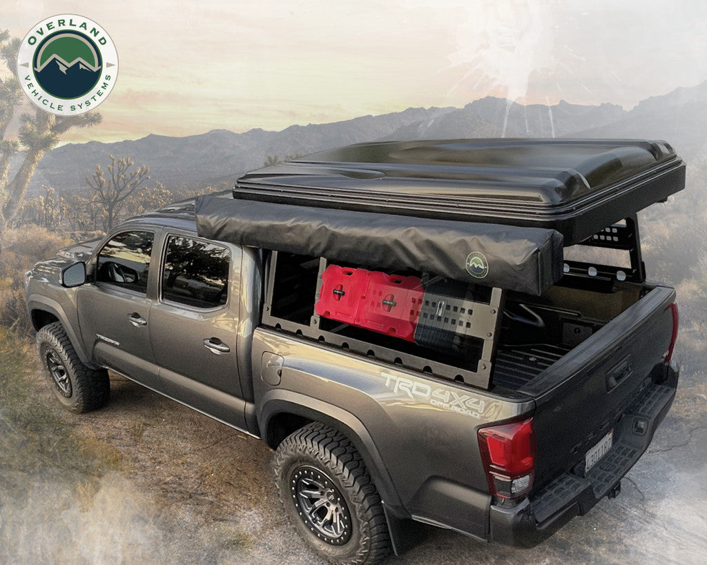 OVS Discovery Rack with Side Cargo Plates With Front Cargo Tray System Kit Mid Size Truck Short Bed Application 22030101