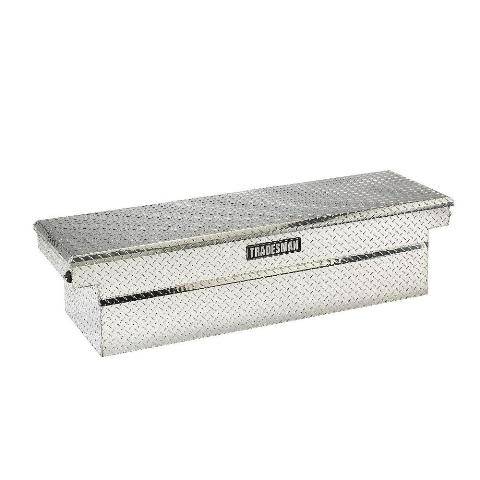 Lund Tradesman 67 Cross Bed Truck Tool Box Mid Size Single
Lid Push Button Aluminum TALF567PB