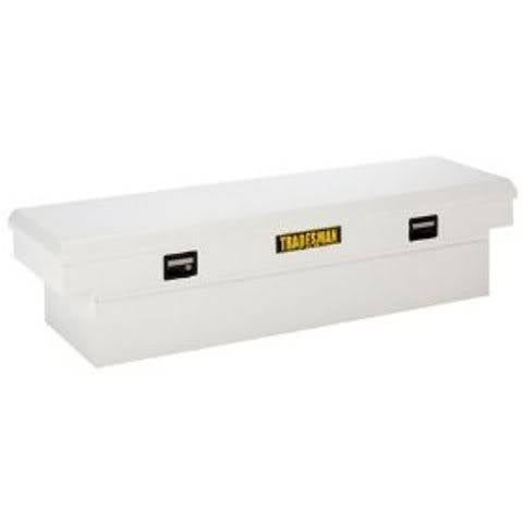 Lund Tradesman 70 Cross Bed Truck Tool Box Full Size Single Lid Steel White (16 Gauge Steel) Steel
 Pro Cross Box TPSTF581