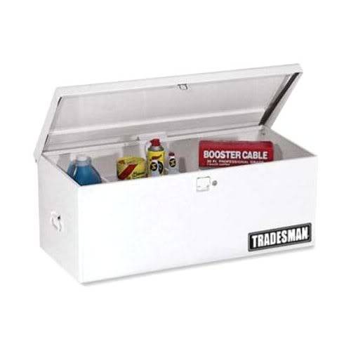 Lund Tradesman Light Duty Small 24" Job Site Box Steel WhiteSteel Jobsite Box and Chest TSTJ24