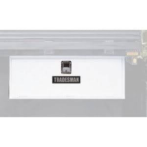 Lund Tradesman48 Underbody Truck Tool Box Steel White Steel Underbody Boxes TSTUB48