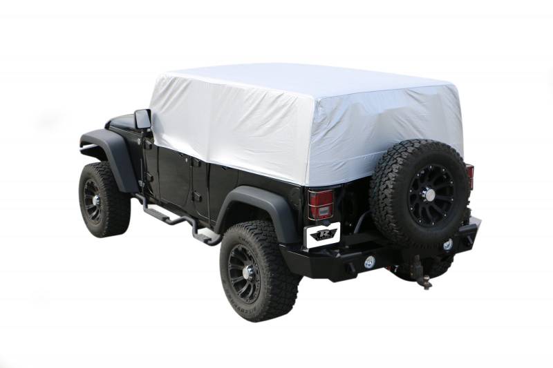 Rampage 2007-2015 Jeep Wrangler Unlimited 4Dr Multiguard Water Repellent Cab Cover Silver 2264