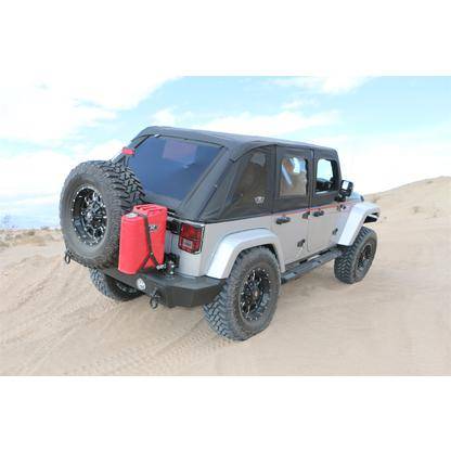 Rampage 2007-2015 Jeep Wrangler 4dr Frameless Complete Trail Top Kit 106035