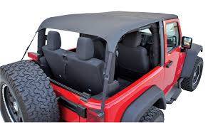 Rampage 2007-2015 Jeep Wrangler 2dr Frameless Complete Trail Top Kit 106135