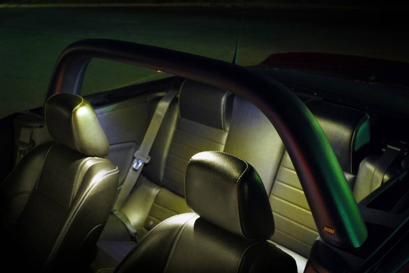 CDC 2005-2014 Ford Mustang iLight Bar Charcoal with interior LED overhead Light Convertible 110000-iL