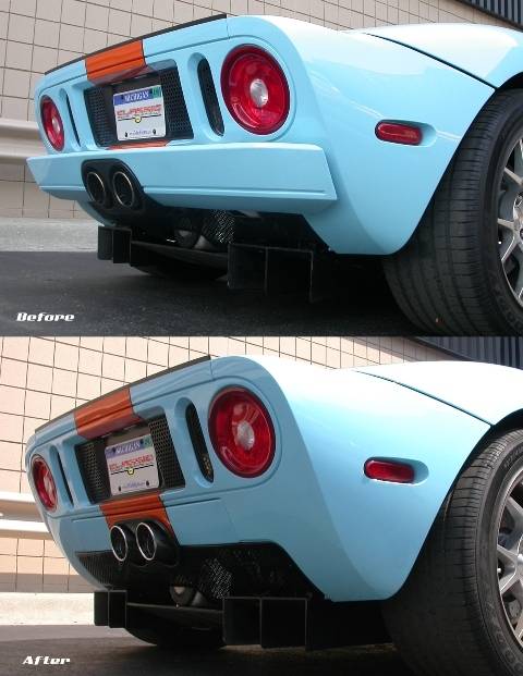 CDC 2006-2007 Ford GT Sweet Ass Bumper Delete with out Exhaust Tips 0512-7002-01