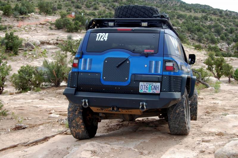 Warrior 2007-2014 Toyota FJ Cruiser Steel LED Tail Lights Raw Uncoated 3965-RAW