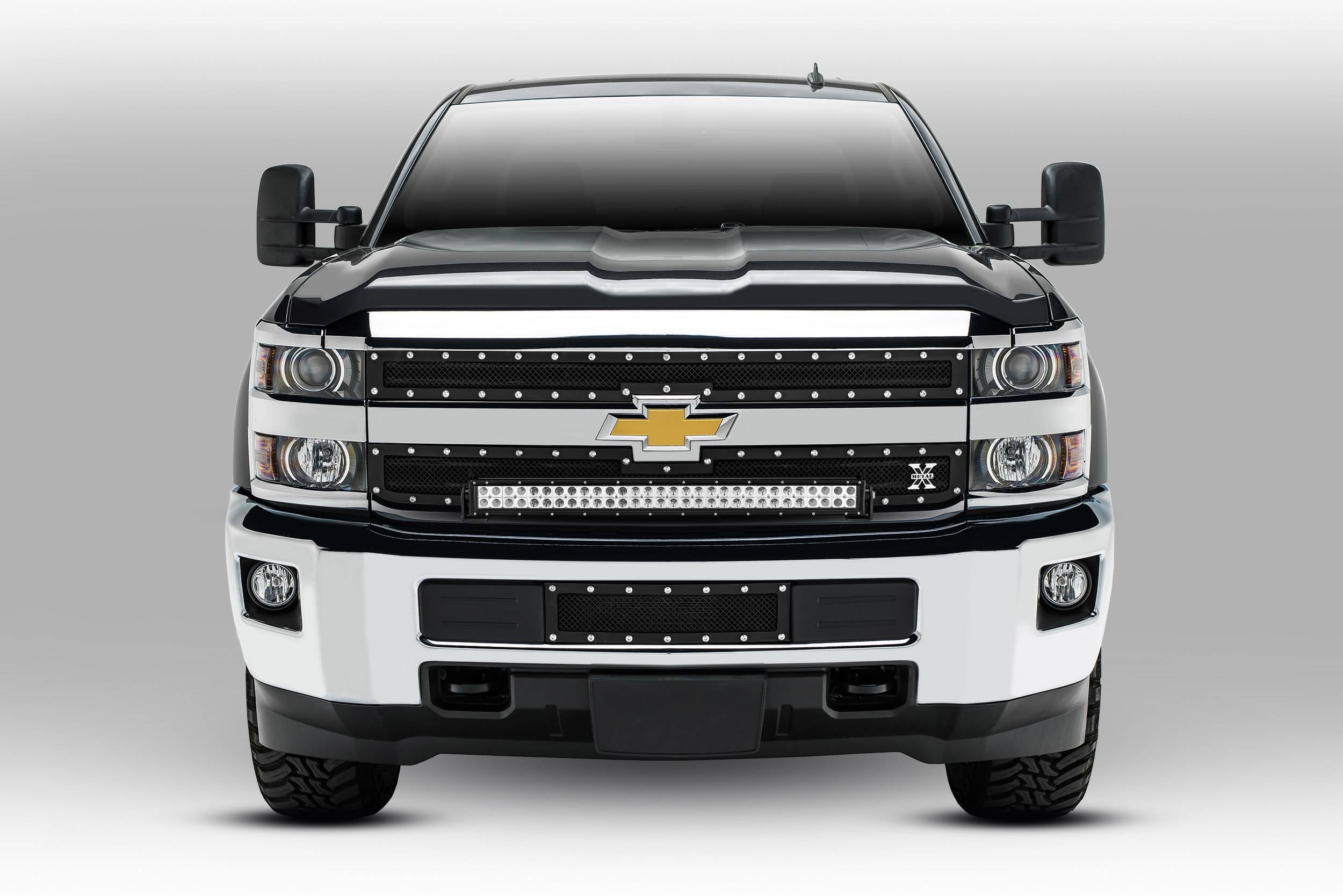 ZROADZ 2015-2019 Chevrolet Silverado GMC Sierra 2500 3500 Mount 30 Inch Similar Style LED Light Bar Black Z321221