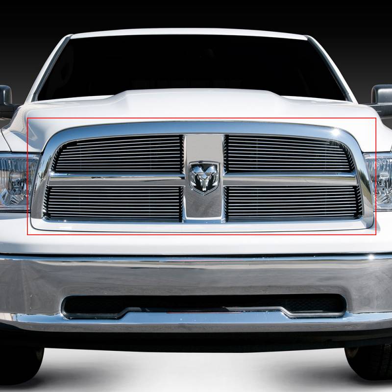 T-Rex 2009-2012 Dodge Ram 1500 2009 Ram 2500 3500 Billet Grille Overlay 4 Pc Polished 21456