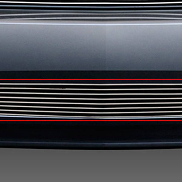 T-Rex 2009-2014 Dodge Challenger Bumper Billet Grille Overlay Polished 25416