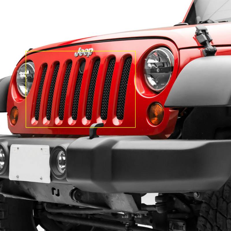 T-Rex 2007-2018 Jeep Wrangler JK Sport Series Formed Mesh Grille Black 46482